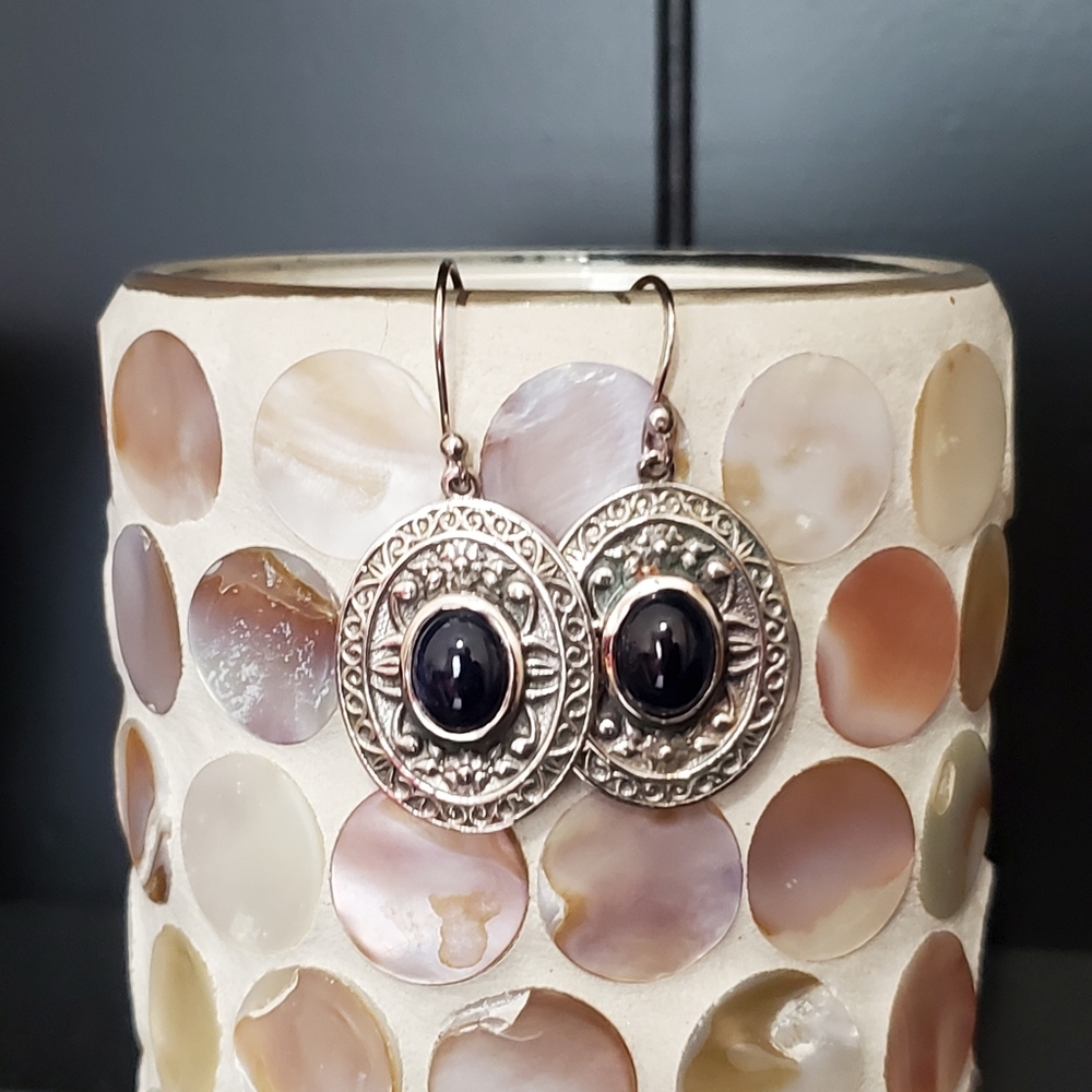 Sterling Sapphire Earrings - Picture 11 of 16